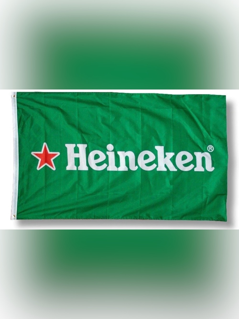 Heineken American Flag Banner for Bar/Garage Decor-New